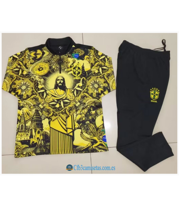 CFB3-Camisetas Chándal brasil 2024 jesus