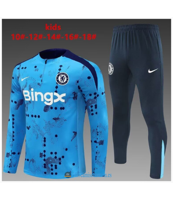 CFB3-Camisetas Chándal chelsea 2024/25 blue - niños