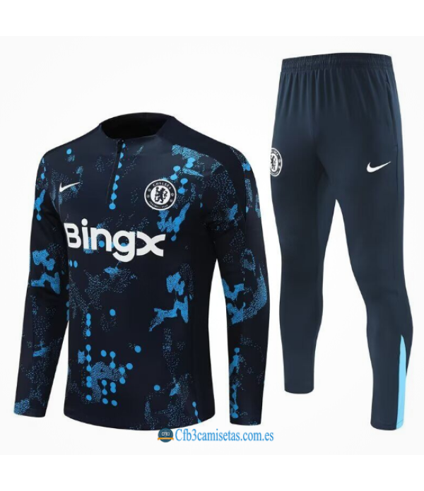 CFB3-Camisetas Chándal chelsea 2024/25 dark blue