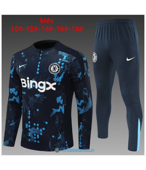 CFB3-Camisetas Chándal chelsea 2024/25 dark - niños