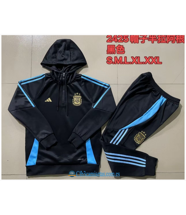 CFB3-Camisetas Chándal con capucha argentina 2024