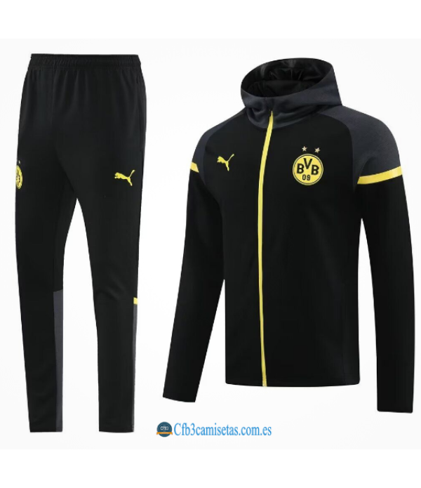 CFB3-Camisetas Chándal con capucha borussia dortmund 2024/25