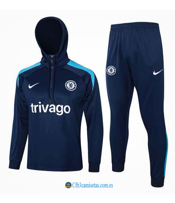 CFB3-Camisetas Chándal con capucha chelsea 2024/25