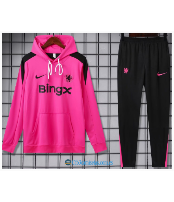 CFB3-Camisetas Chándal con capucha chelsea 2024/25 pink