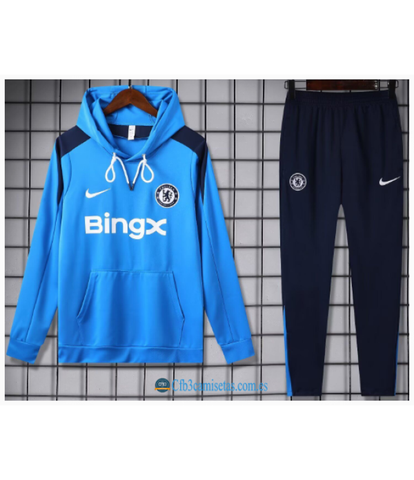 CFB3-Camisetas Chándal con capucha chelsea 2024/25 sky