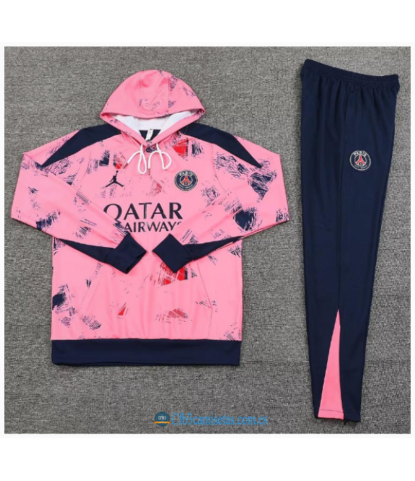 CFB3-Camisetas Chándal con capucha psg 2024/25 pink