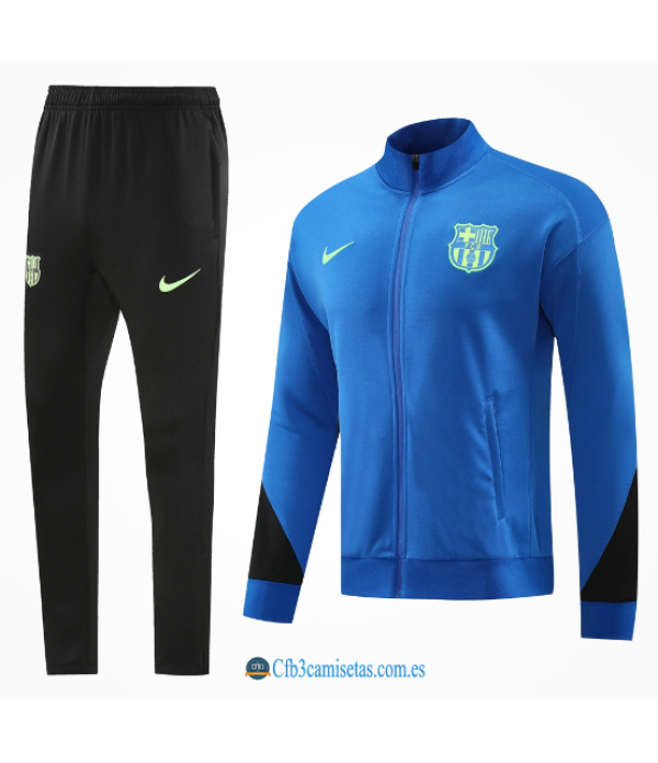 CFB3-Camisetas Chándal fc barcelona 2024/25 azul