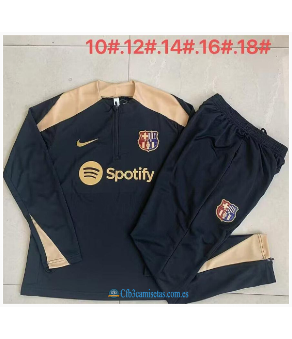 CFB3-Camisetas Chándal fc barcelona 2024/25 colour - niños