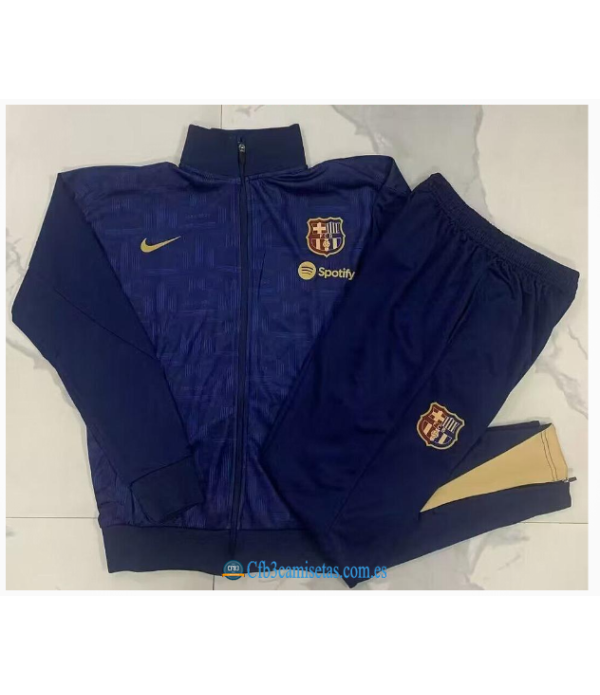 CFB3-Camisetas Chándal fc barcelona 2024/25 oscuro