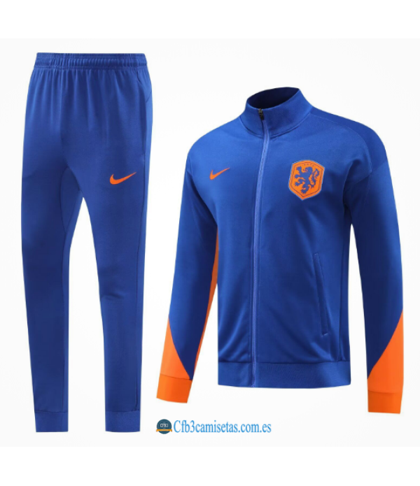 CFB3-Camisetas Chándal holanda 2024 azul