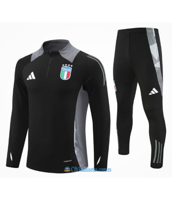 CFB3-Camisetas Chándal italia 2024 black