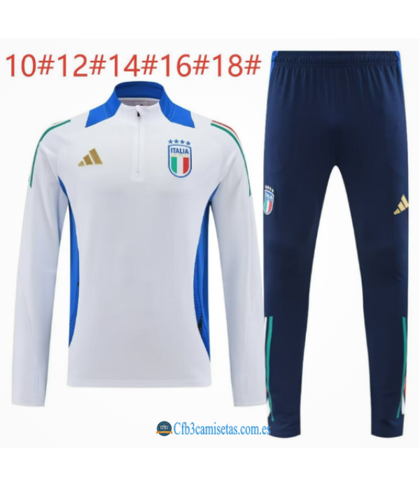 CFB3-Camisetas Chándal italia 2024 - niños