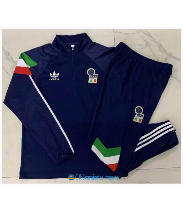 CFB3-Camisetas Chándal italia 2024 player retro