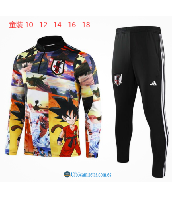 CFB3-Camisetas Chándal japón ft. dragon ball 2024 - niños