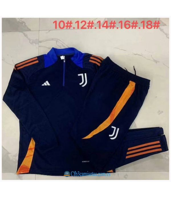 CFB3-Camisetas Chándal juventus 2024/25 dark - niños