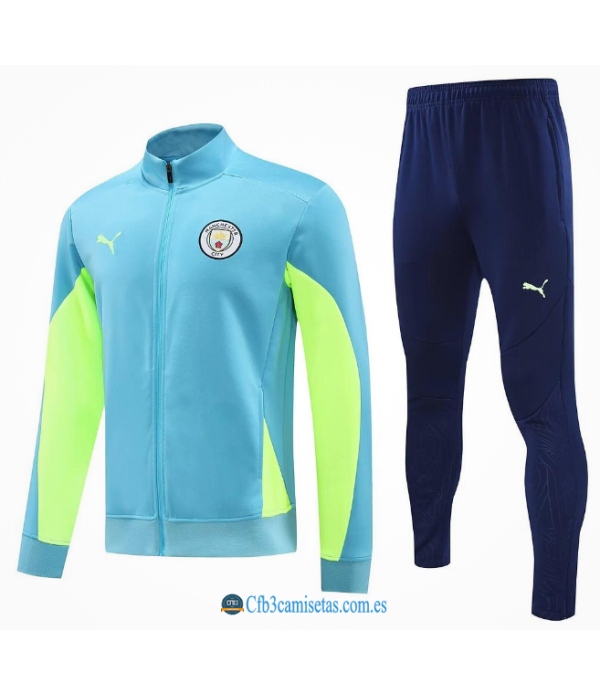 CFB3-Camisetas Chándal manchester city 2024/25 celeste