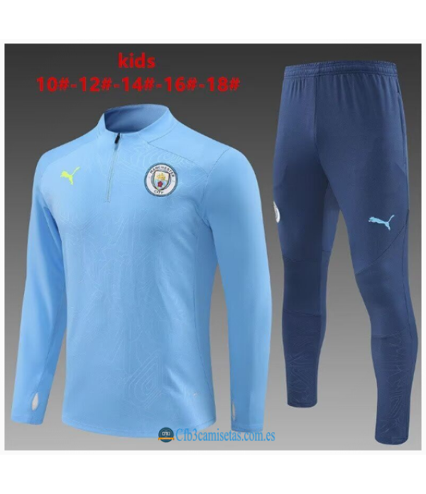 CFB3-Camisetas Chándal manchester city 2024/25 - niños