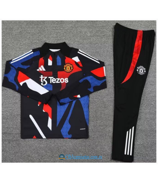 CFB3-Camisetas Chándal manchester united 2024/25 colour