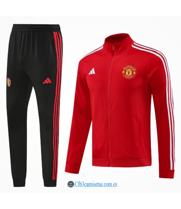 CFB3-Camisetas Chándal manchester united 2024/25 red