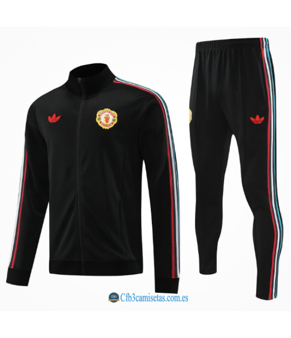 CFB3-Camisetas Chándal manchester united 2024/25 retro