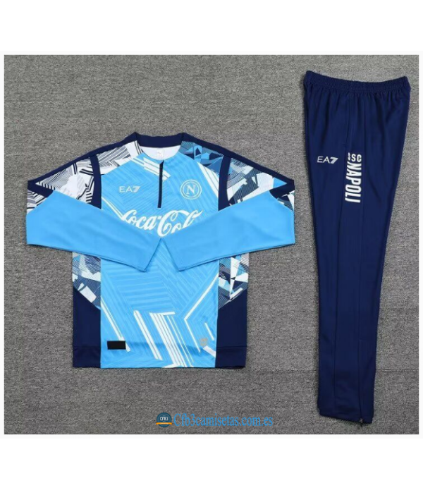 CFB3-Camisetas Chándal napoli 2024/25 blue