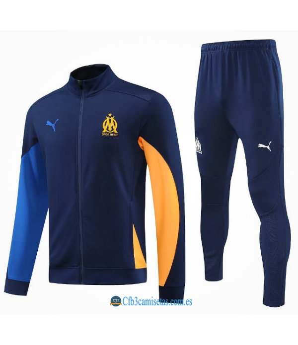 CFB3-Camisetas Chándal olympique marsella 2024/25 oscuro