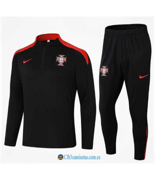 CFB3-Camisetas Chándal portugal 2024 black