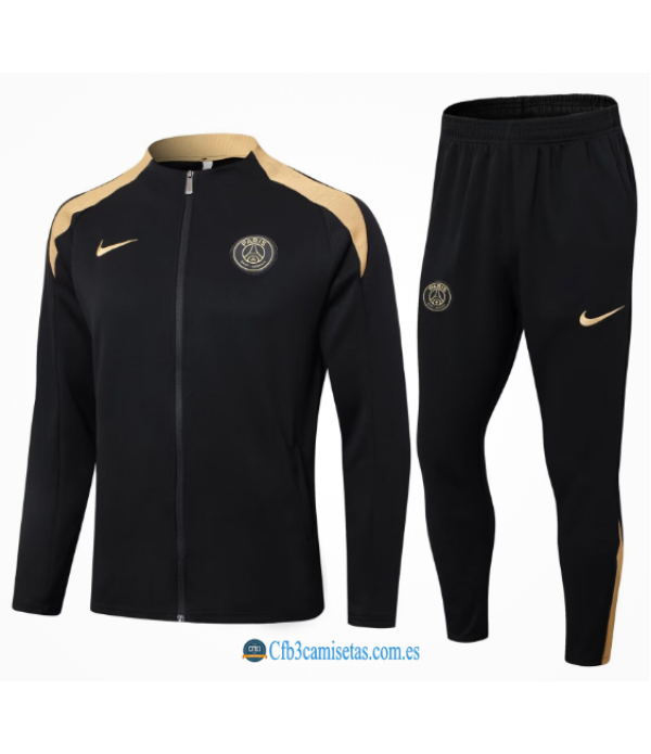 CFB3-Camisetas Chándal psg 2024/25 black