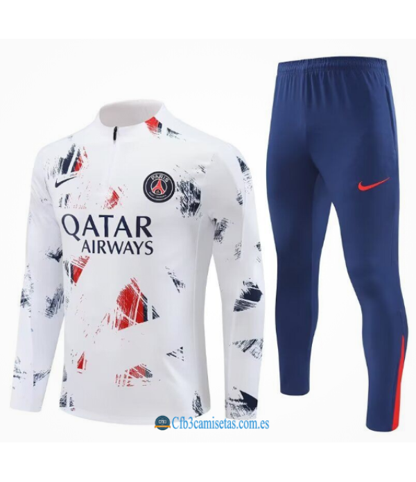 CFB3-Camisetas Chándal psg 2024/25 white