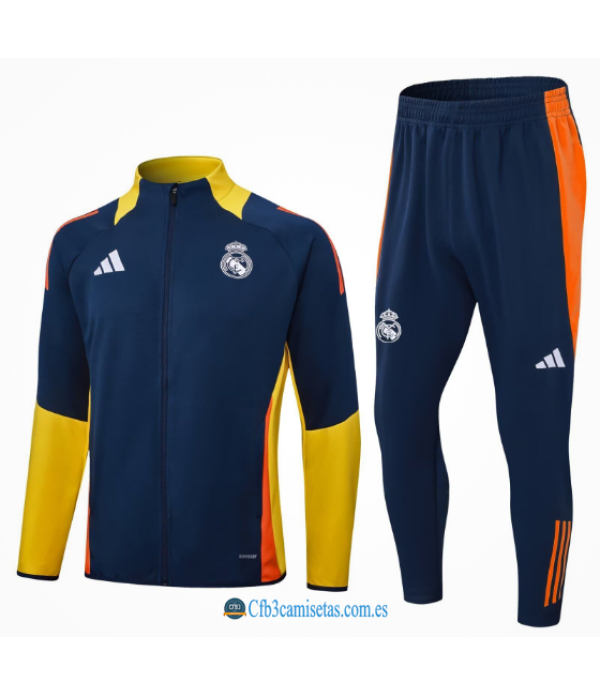 CFB3-Camisetas Chándal real madrid 2024/25 colour