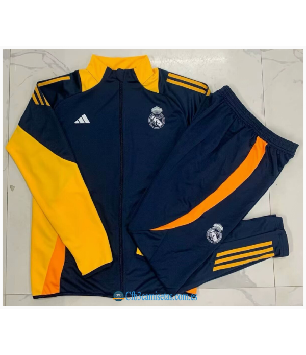 CFB3-Camisetas Chándal real madrid 2024/25 dark blue