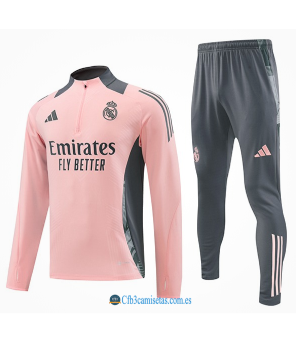 CFB3-Camisetas Chándal real madrid 2024/25 rosa