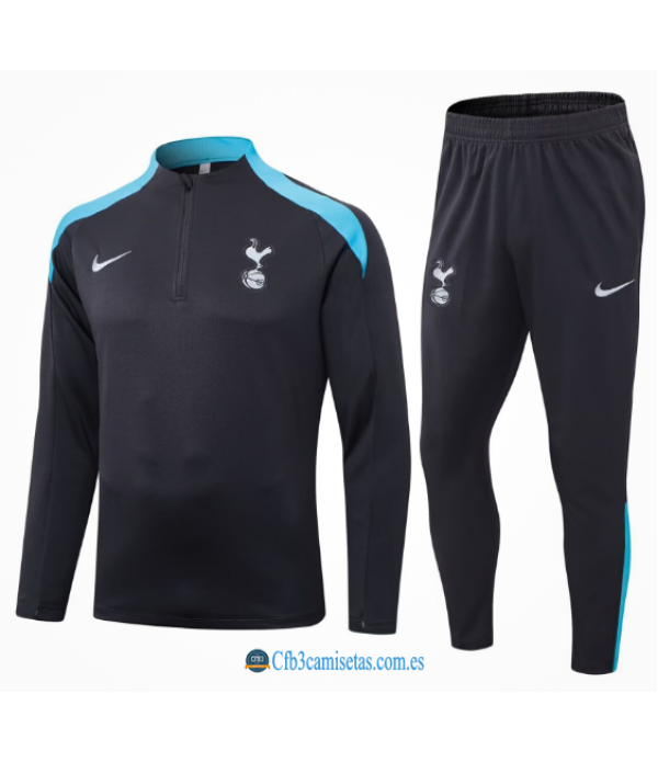 CFB3-Camisetas Chándal tottenham hotspur 2024/25 black