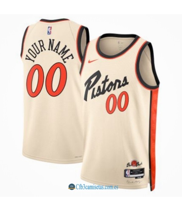 CFB3-Camisetas Custom detroit pistons 2024/25 - city