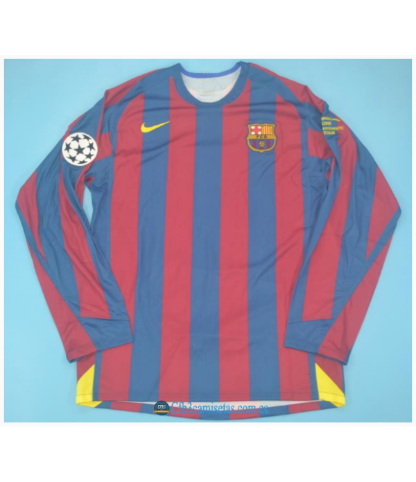 CFB3-Camisetas Fc barcelona 1a equipación 2005/06 final ucl ml