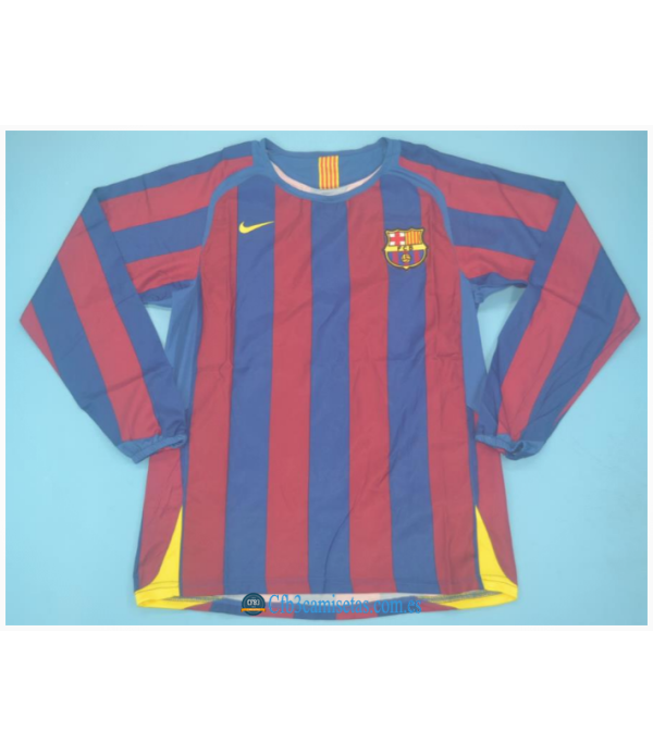 CFB3-Camisetas Fc barcelona 1a equipación 2005/06 ml