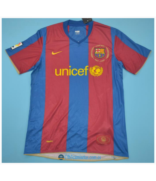 CFB3-Camisetas Fc barcelona 1a equipación 2007/08