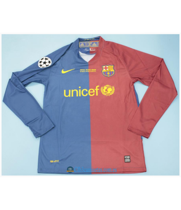 CFB3-Camisetas Fc barcelona 1a equipación 2008/09 final ucl ml