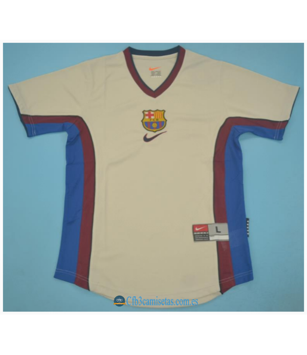 CFB3-Camisetas Fc barcelona 2a equipación 1999/00