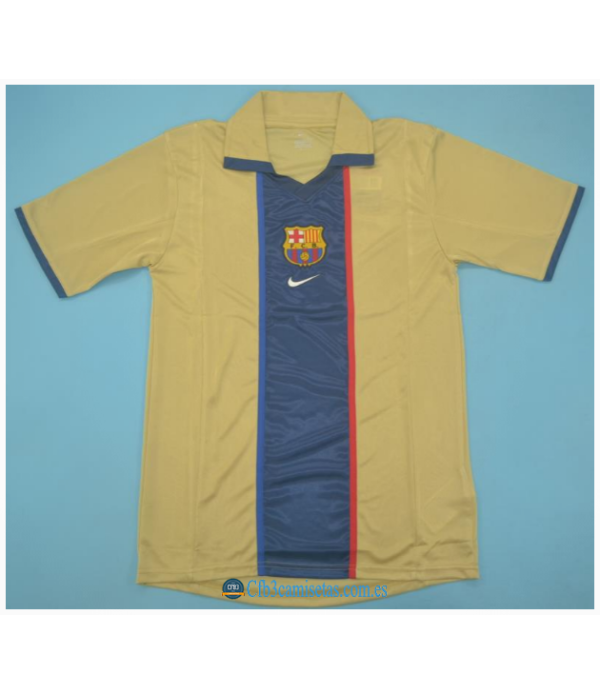 CFB3-Camisetas Fc barcelona 2a equipación 2001/02