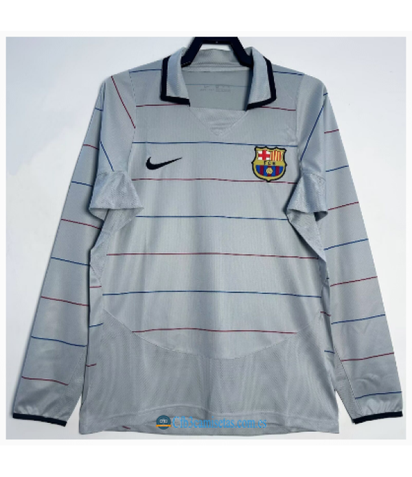 CFB3-Camisetas Fc barcelona 2a equipación 2003/04 ml