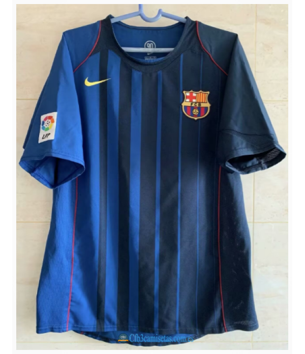 CFB3-Camisetas Fc barcelona 2a equipación 2004/05