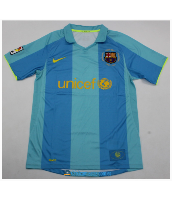 CFB3-Camisetas Fc barcelona 2a equipación 2007/08