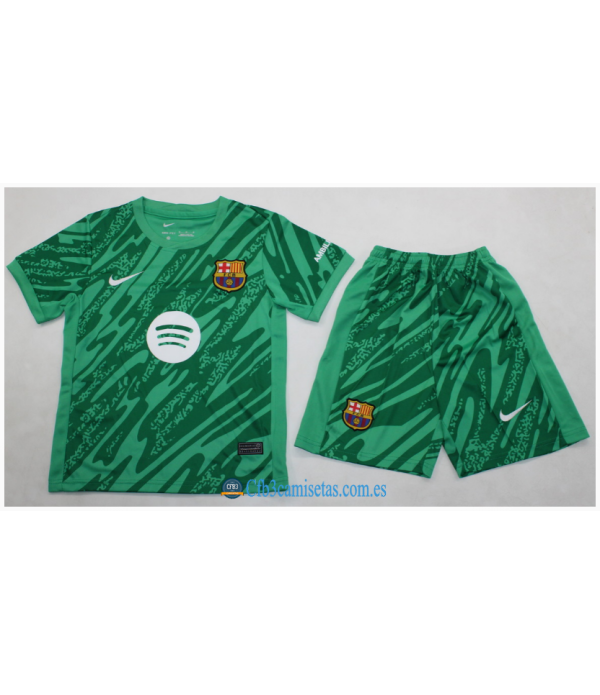 CFB3-Camisetas Fc barcelona 2a equipación portero 2024/25 spotify - niños