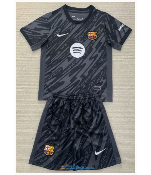 CFB3-Camisetas Fc barcelona 3a equipación portero 2024/25 spotify - niños