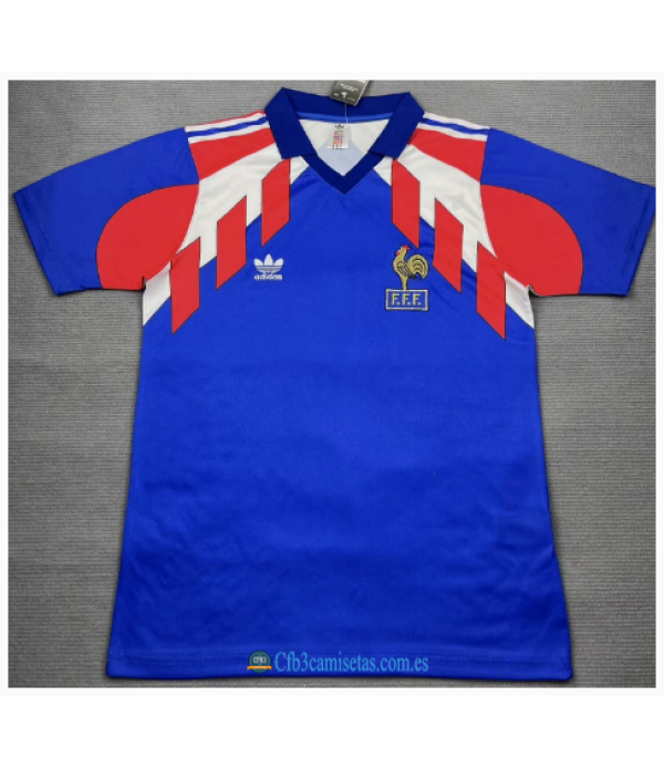 CFB3-Camisetas Francia 1a equipación 1990