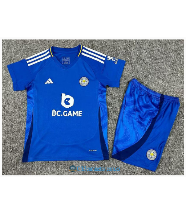 CFB3-Camisetas Leicester city 1a equipación 2024/25 - niños