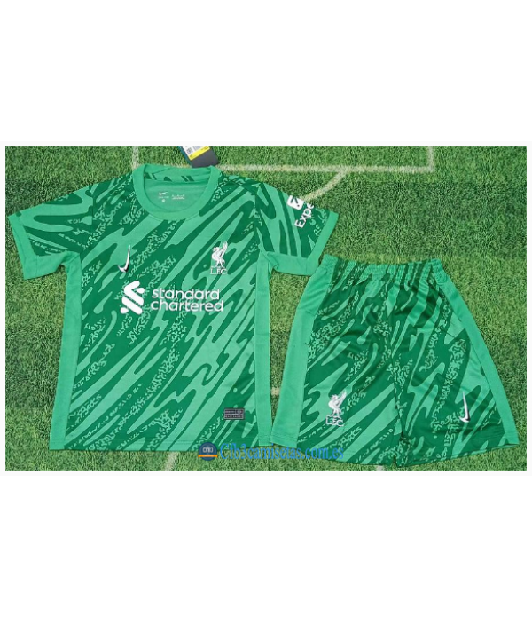 CFB3-Camisetas Liverpool equipación portero 2024/25 - niños