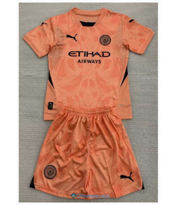 CFB3-Camisetas Manchester city 2a equipación portero 2024/25 - niños