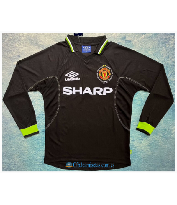 CFB3-Camisetas Manchester united 2a equipación 1998/99 ml